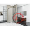 Душевой уголок CEZARES PRATICO-R-1-90-P-Cr