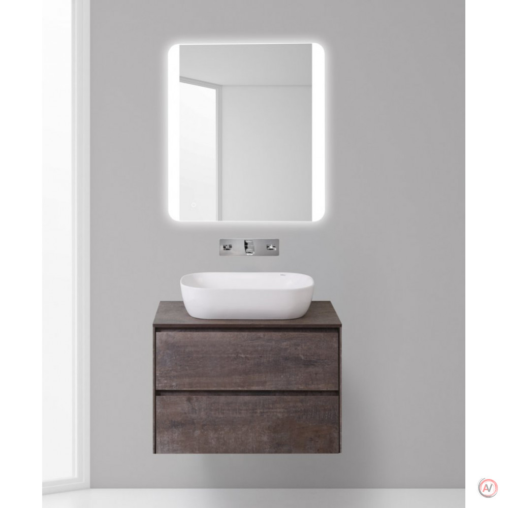 База под раковину подвесная BelBagno PIETRA-800-2C-SO-ST Stucco Cemento Leggero