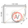 Душевой уголок CEZARES PRATICO-RH-2-120/80-P-Cr