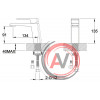 Смеситель для раковины BelBagno ARLIE ARL-LVM-CRM