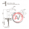Смеситель для раковины BelBagno RENO REN-LVM25-CRM