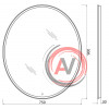 Зеркало BelBagno SPC-VST-600-800-LED-TCH-WARM