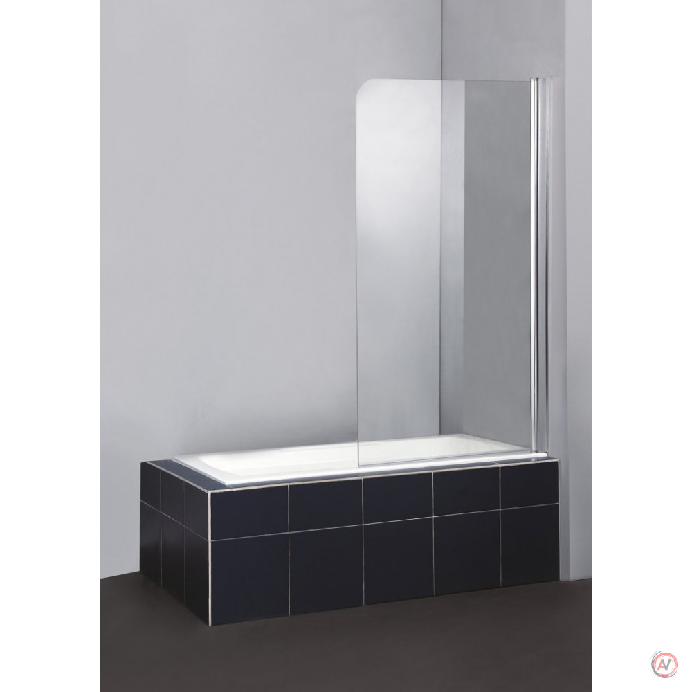 Душевая шторка на ванну BelBagno SELA-V-1-80/140-Ch-Cr-R
