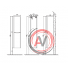 Шкаф подвесной BelBagno ANCONA-N-1700-2A-SC-RW-L Rovere Moro