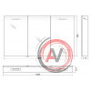 Зеркало-шкаф BelBagno SPC-3A-DL-BL-1200