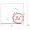 Зеркало BelBagno SPC-CEZ-700-600-LED-TCH