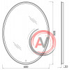 Зеркало BelBagno SPC-VST-600-800-LED-TCH-WARM