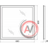 Зеркало BelBagno SPC-GRT-600-600-LED-TCH