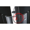 Душевой уголок CEZARES BERGAMO-W-R-2-90-ARCO-C-Cr-IV