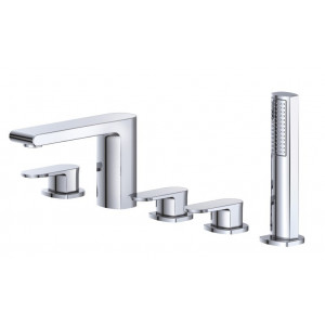 Смеситель на борт ванны BelBagno TERRA TER-VI5-CRM