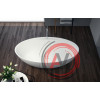 Ванна из литьевого мрамора CEZARES TITAN-OVAL-170-85-57