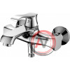 Смеситель для ванны и душа BelBagno TRULA TRU-VASM-CRM