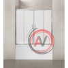 Душевая шторка на ванну BelBagno UNO-VF-2-150/145-M-Cr