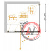 Душевой уголок CEZARES VARIANTE-AH-1-90/100-100-C-Cr