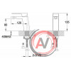 Смеситель для биде BelBagno ARLIE ARL-BD-CRM