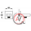 Штуцер с держателем BelBagno ARLIE ARL-PHD-CRM