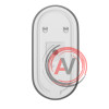Rusken Зеркало с ореольной LED подсветкой, 400х800