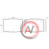 Roxen Зеркало с LED подсветкой, 1050х745