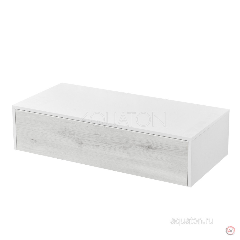Комод Aquaton Сакура 100 ольха наварра, белый глянец 1A234803SKW80
