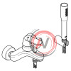 Смеситель Grohe Eurosmart Cosmopolitan 32832000 для ванны с душем