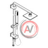 Душевая стойка Grohe Euphoria Cube System 150 27696000
