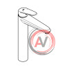 Смеситель Grohe Eurodisc Cosmopolitan 23432000 для раковины