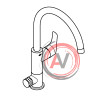 Смеситель Grohe Blue Pure Eurosmart 31722000 для кухонной мойки