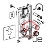 Система инсталляции для унитазов Grohe Rapid SL 38929000 4 в 1 с кнопкой смыва