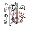 Система инсталляции для унитазов Grohe Rapid SL 38721001 3 в 1 с кнопкой смыва