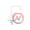 Смесители для кухни ZR 318 YF-33 BR ZorG Sanitary