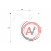 Смесители для кухни ZR 344 YF STEEL ZorG Sanitary