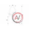 Смесители для кухни ZR 347-8 YF ZorG Sanitary