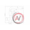 Смесители для кухни SZR-1068P-D ZorG Sanitary