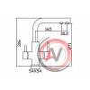 Смесители для кухни SZR-1126 ZorG Sanitary