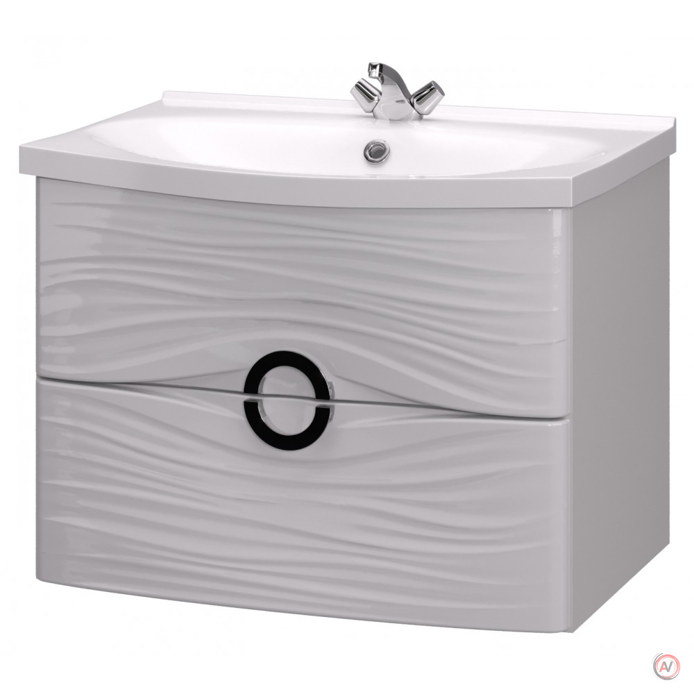 Тумба с раковиной Breeze 70 White