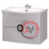 Тумба с раковиной Breeze 70 White