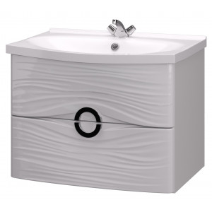 Тумба с раковиной Breeze 70 White