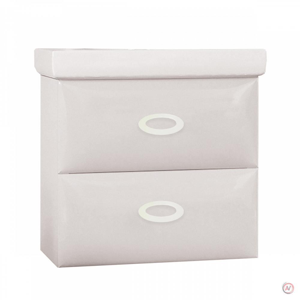 Тумба Arrondi 70П 2в.я. White