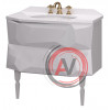Тумба с раковиной Crystal 90 White