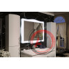 Пенал Amethyst 30П 2Д White L выпуклый