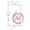 Столешница GRUNGE LOFT 100 Дуб Вотан