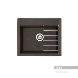 Мойка для кухни Aquaton Делия 60 прямоугольная кофе 1A715232LD280