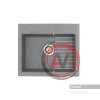 Мойка для кухни Aquaton Делия 60 прямоугольная серая 1A715232LD230