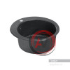 Мойка для кухни Aquaton Иверия круглая графит 1A711032IV210