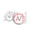 Мойка для кухни Aquaton Иверия круглая жемчуг 1A711032IV240