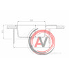 Мойка для кухни Aquaton Чезана круглая с крылом кофе 1A711232CS280