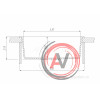 Мойка для кухни Aquaton Делия 60 прямоугольная серая 1A715232LD230