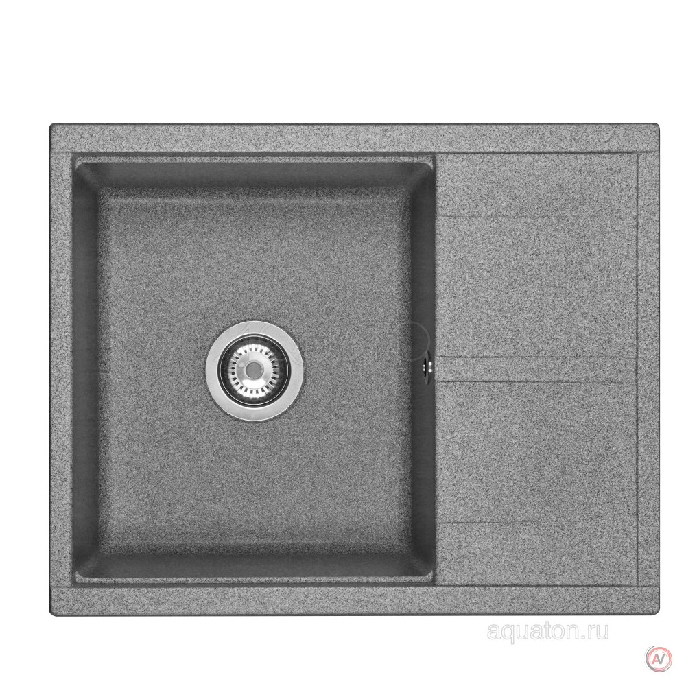 Мойка для кухни Aquaton Делия 65 серый 1A718632DE230