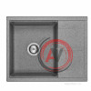 Мойка для кухни Aquaton Делия 65 серый 1A718632DE230