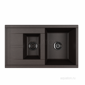 Мойка для кухни Aquaton Делия 87 кофе 1A716232DE280